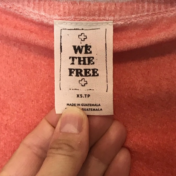 We The Free Orange Beach Tunic Tee Size XS - Picture 4 of 6